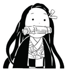Demon slayer sticker STK-1394