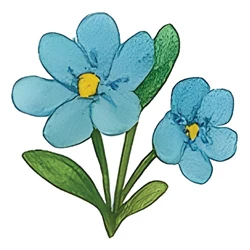 ستيكر Flowers STK-2363