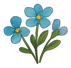 ستيكر Flowers STK-2368