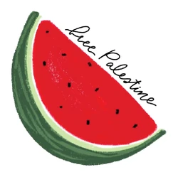 ستيكر Free Palestine Watermelon STK-242