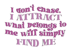 Sticker Girl I Dont Chase STK-68