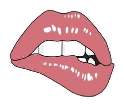 Sticker Girl Lips Desire STK-70