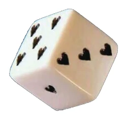Sticker Girl Love Dice STK-72