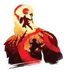 ستيكر God Of War STK-2017