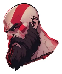 ستيكر God Of War STK-2019