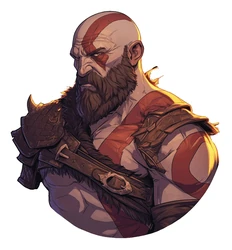 ستيكر God Of War STK-2023