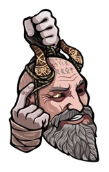ستيكر God Of War STK-2025