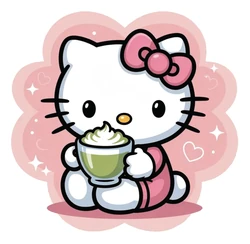 ستيكر Hello Kitty STK-2410