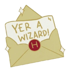 Sticker HP Envelope Yer A Wizard STK-98