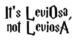 Sticker HP Its Leviosa Not Leviosa STK-103