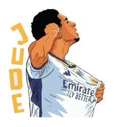 Jude Real Madrid sticker STK-362