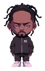 Kendrick Lamar sticker STK-2086