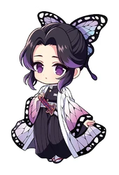 Kimetsu No Yaiba Cute Chibi Kochou Shinobu Sticker sticker STK-117