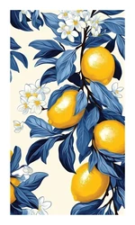 ستيكر Lemon Blue Theme STK-367