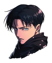 ستيكر Levi Ackerman AOT Sticker STK-120