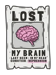 ستيكر Lost My Brain STK-127