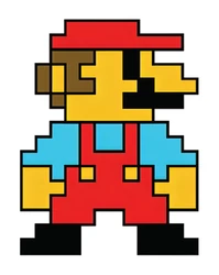 ستيكر Mario Pixel Art STK-130