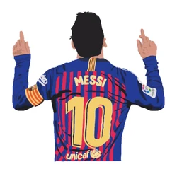 ستيكر Messi Barcelona STK-373