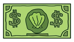 Mr Krabs Money sticker STK-566