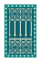 ستيكر Old Tunisian Window STK-376