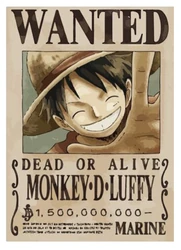 One Piece (Wanted) sticker STK-1532