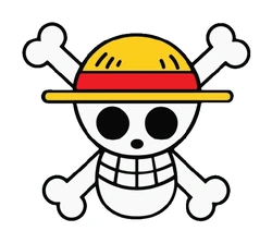 Sticker One Piece Skull Pirate STK-153