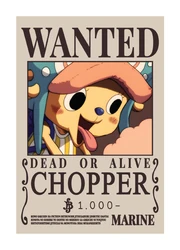One Piece Wanted Poster Chopper sticker STK-158
