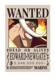 One Piece Wanted Poster Edward Newgate sticker STK-161