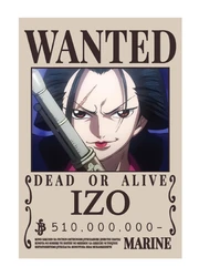 One Piece Wanted Poster Izo sticker STK-166