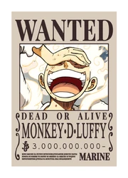 One Piece Wanted Poster Monkey D Luffy sticker STK-170