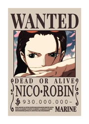One Piece Wanted Poster Nico Robin sticker STK-172