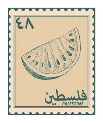 ستيكر Palestine Stamp Watermelon STK-248