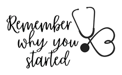 Sticker Remember Why You Started STK-322