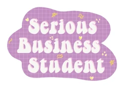 Serious Business Student sticker STK-323