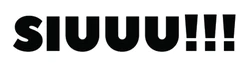 Siuuu sticker STK-387