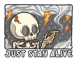 ستيكر Skeleton STK-455