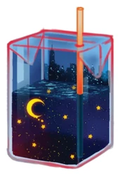 Space sticker STK-2587