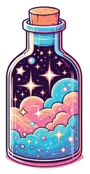 Space sticker STK-2596