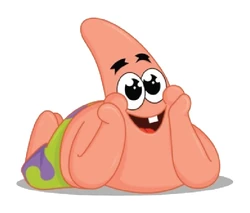 Sticker Spongebob Patrick Cute STK-188