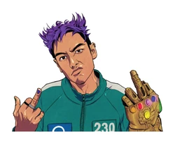 Sticker Squid Game STK-483