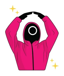 Sticker Squid Game STK-491