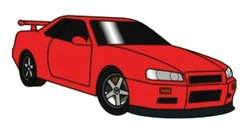 Sticker Street Cars STK-1071