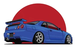 Sticker Street Cars STK-1074