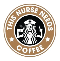 Sticker This Nurse Needs Coffee STK-328