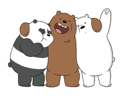 We Bare Bears Group Cute sticker STK-218