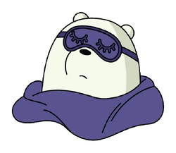 We Bare Bears Panda Sleep sticker STK-222