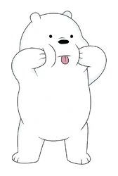 We Bare Bears Polar Tongue sticker STK-224