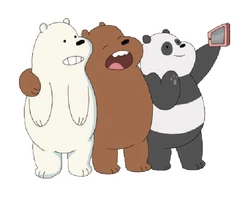 We Bare Bears Selfie sticker STK-225
