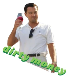 ستيكر Wolf Of Wall Street STK-1972