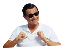 ستيكر Wolf Of Wall Street STK-1977